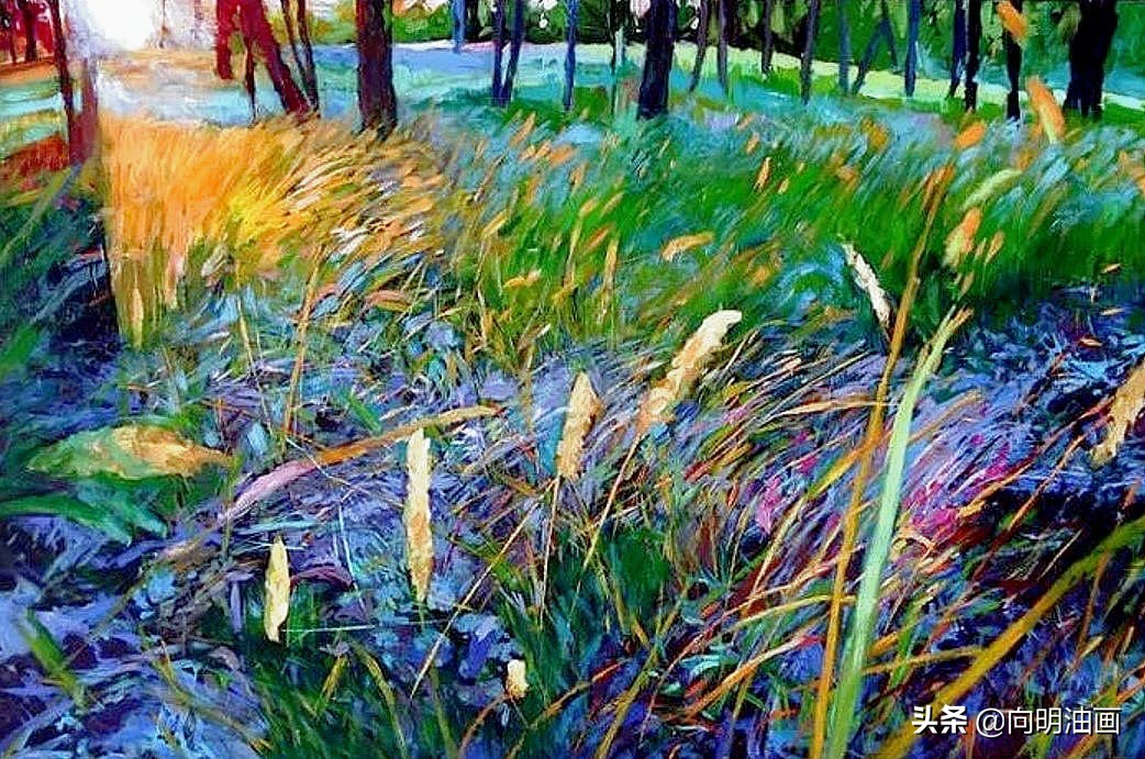 美国艺术家艾伦·迪特布兰特魔法森林的叶子沙沙作响