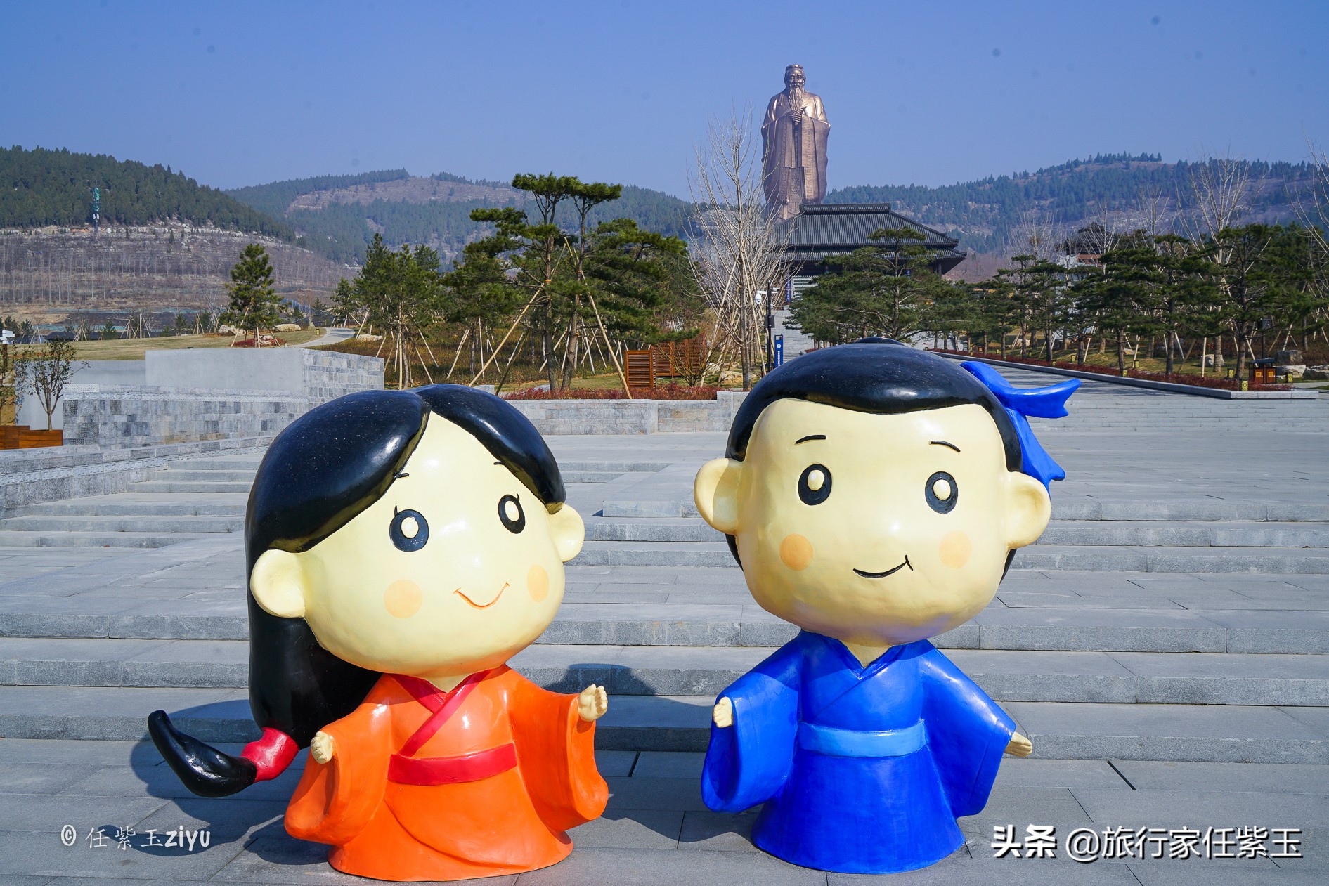 孔子尼山圣境游玩攻略,孔子故里尼山圣境航拍