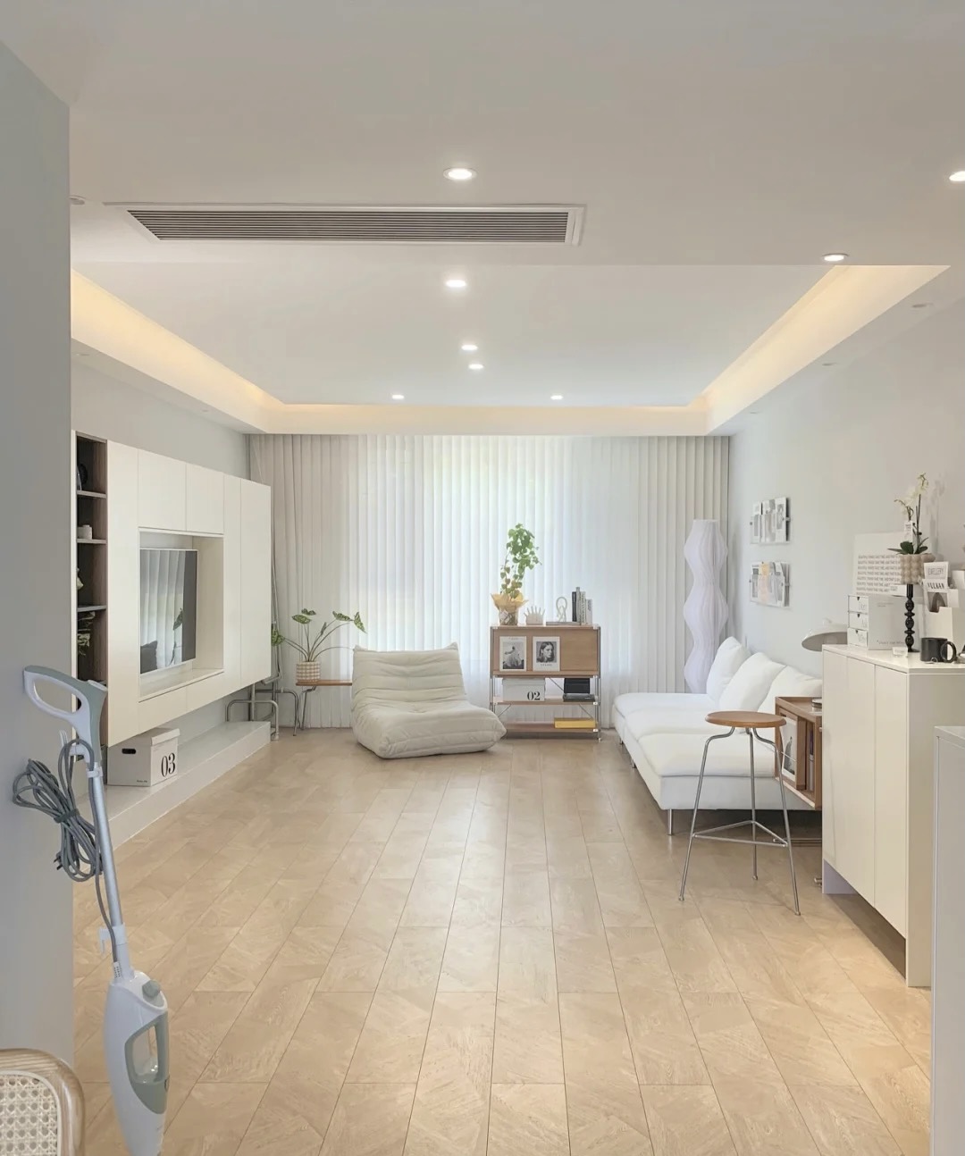 80平白色极简风,80平白色简约风格