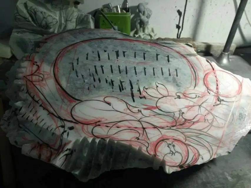 雕刻荷叶教程,雕刻荷叶的制作方法和工具