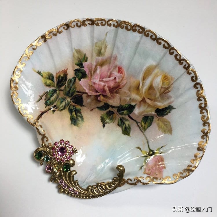 把贝壳做成精美饰品教程,古代贝壳装饰画