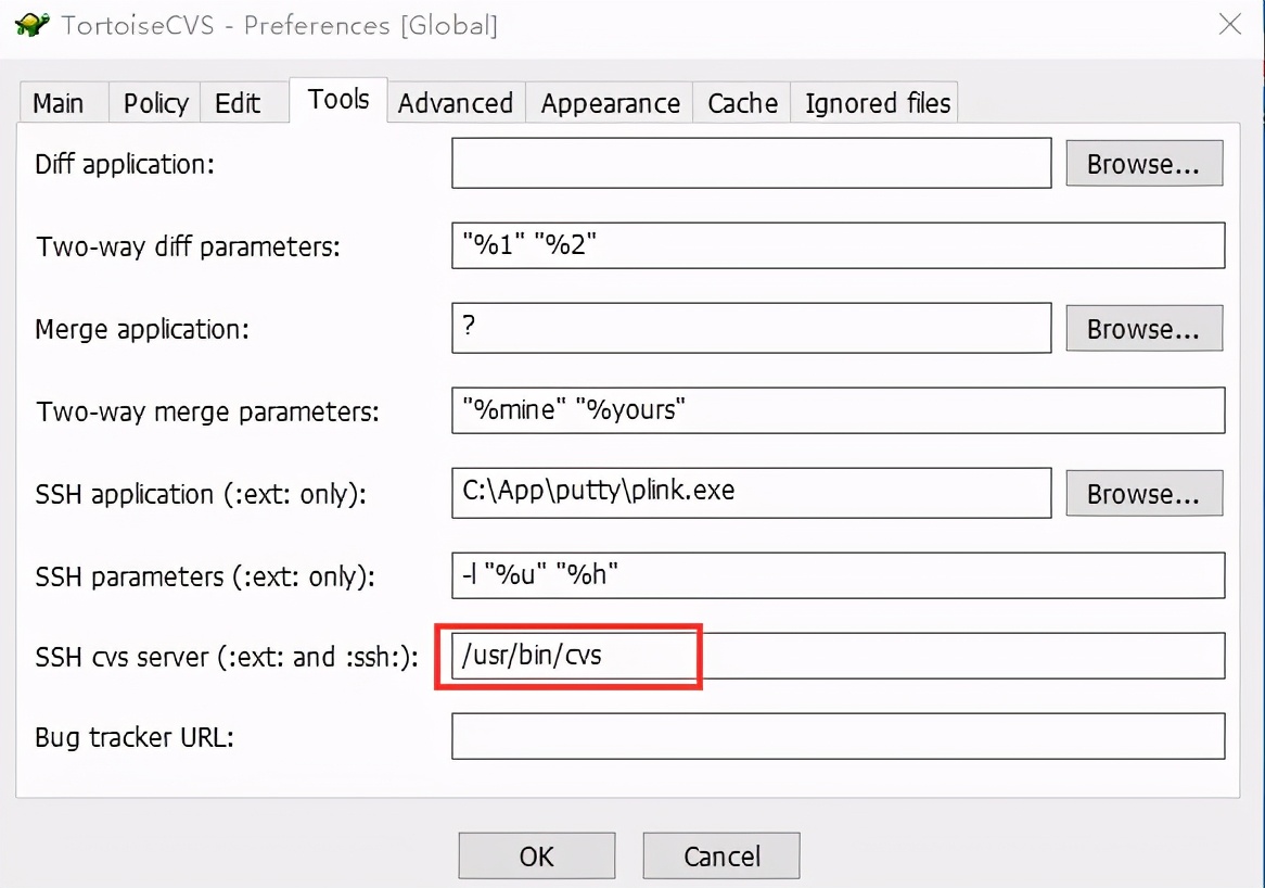 windows10安装tortoiseCVS-1.15.2若干问题的解决办法