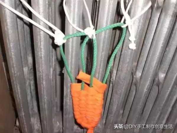 布条线桃花拖鞋编织教程,旧布条编拖鞋方法