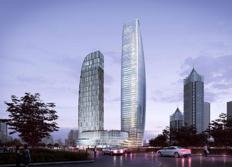 古城苏州——四座在建300米及以上的摩天楼，最新进度展示