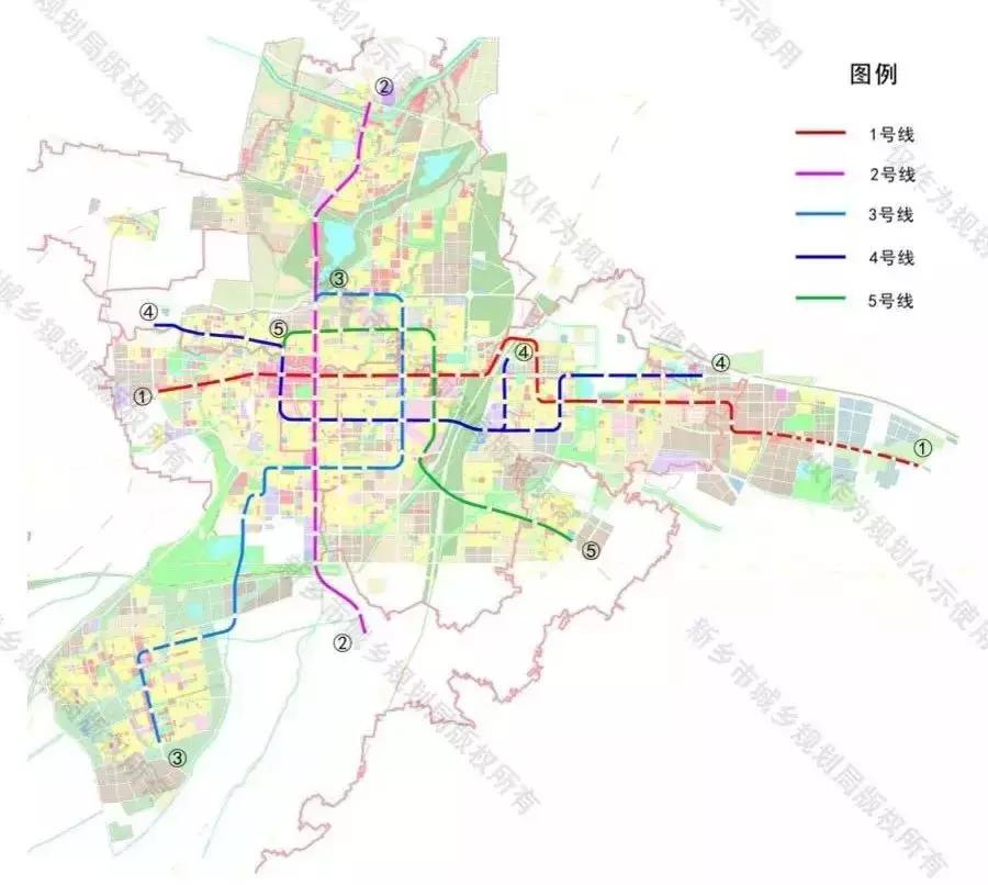 新乡市城市轨道交通线网规划图,新乡市轨道交通最新消息