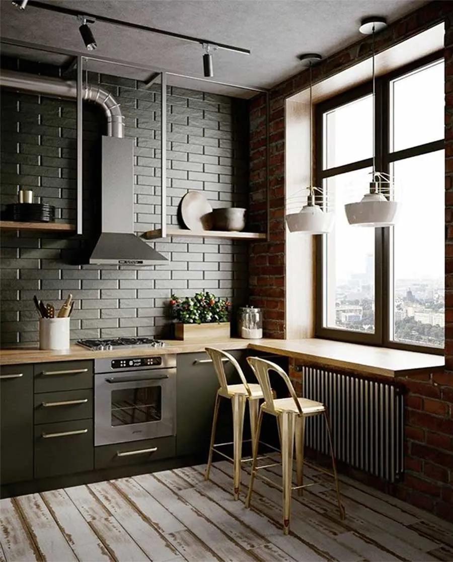 头一次见到自助餐,头一次见厨房装两个门