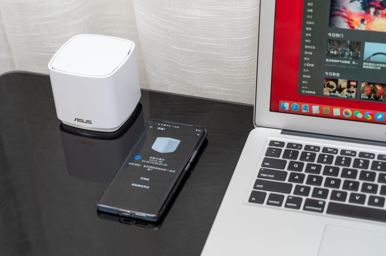 华硕灵耀ax小魔方pro组建有线mesh,灵耀魔方如何网线组网