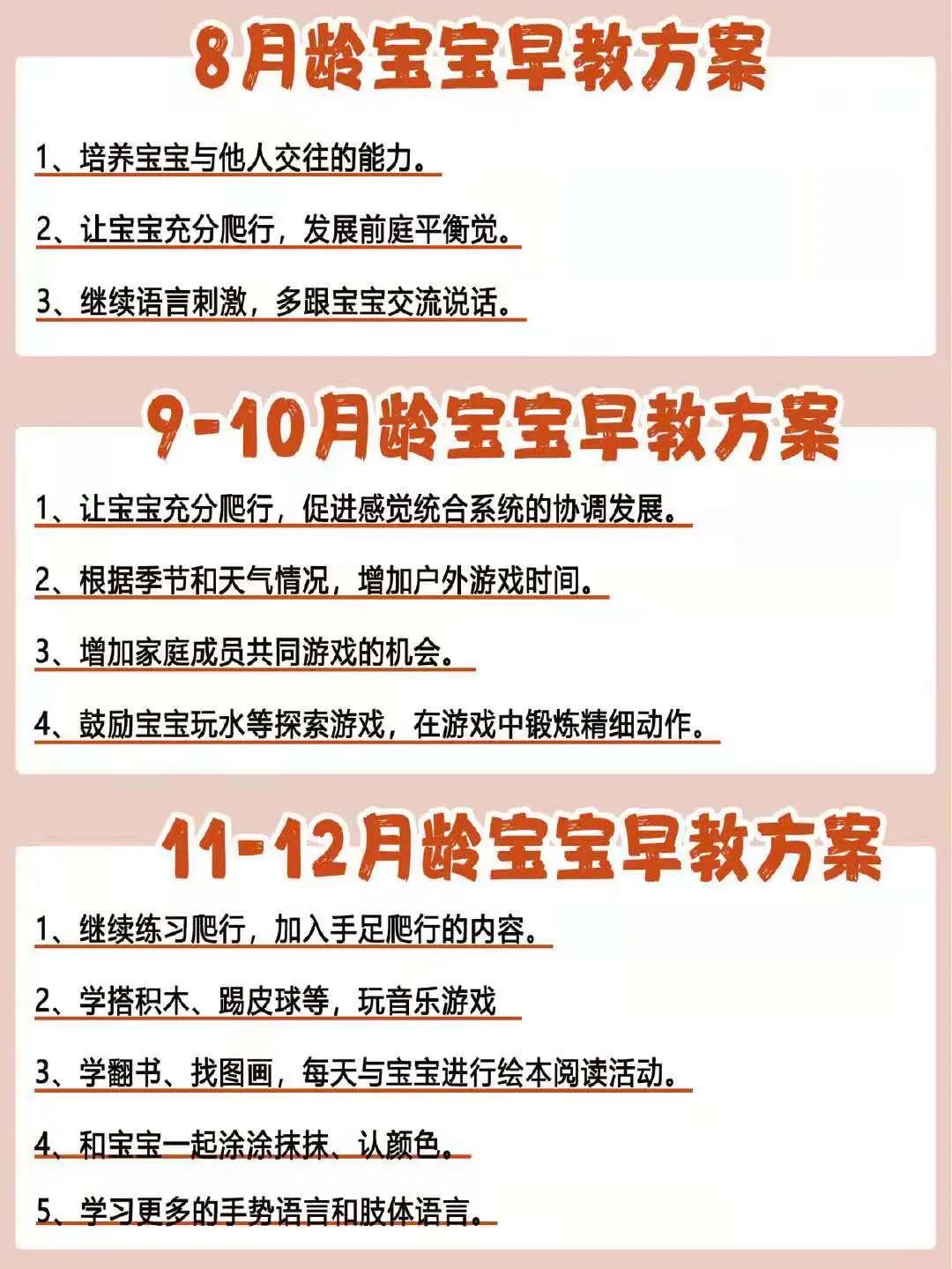 0-3岁幼儿早教训练方法方面有哪些,初生婴儿早教训练方案