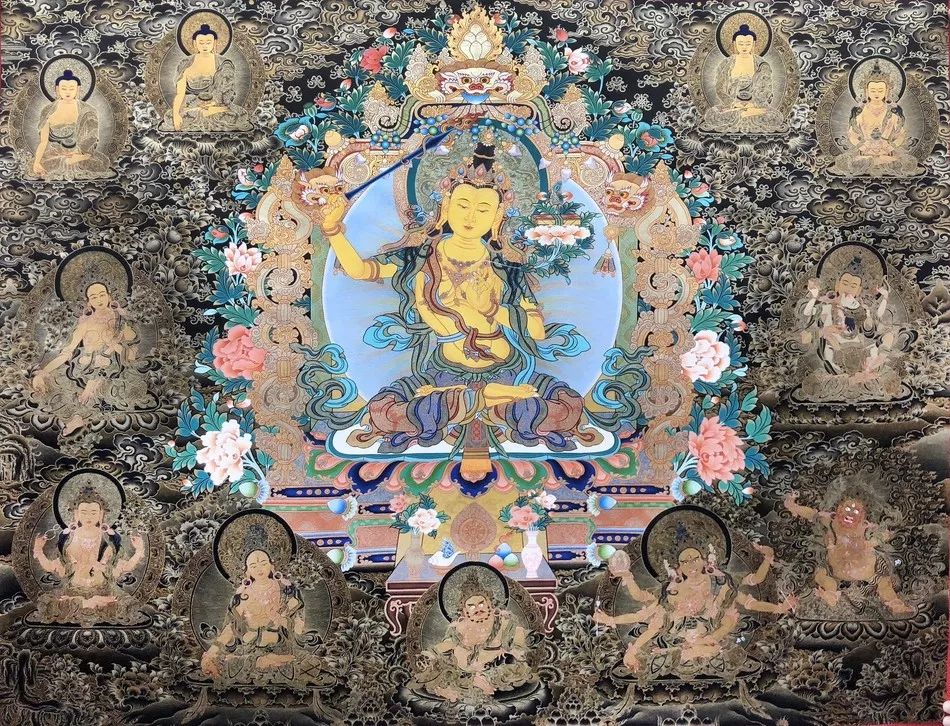 尼泊尔手绘唐卡和西藏唐卡区别,尼泊尔唐卡和藏区唐卡的价格