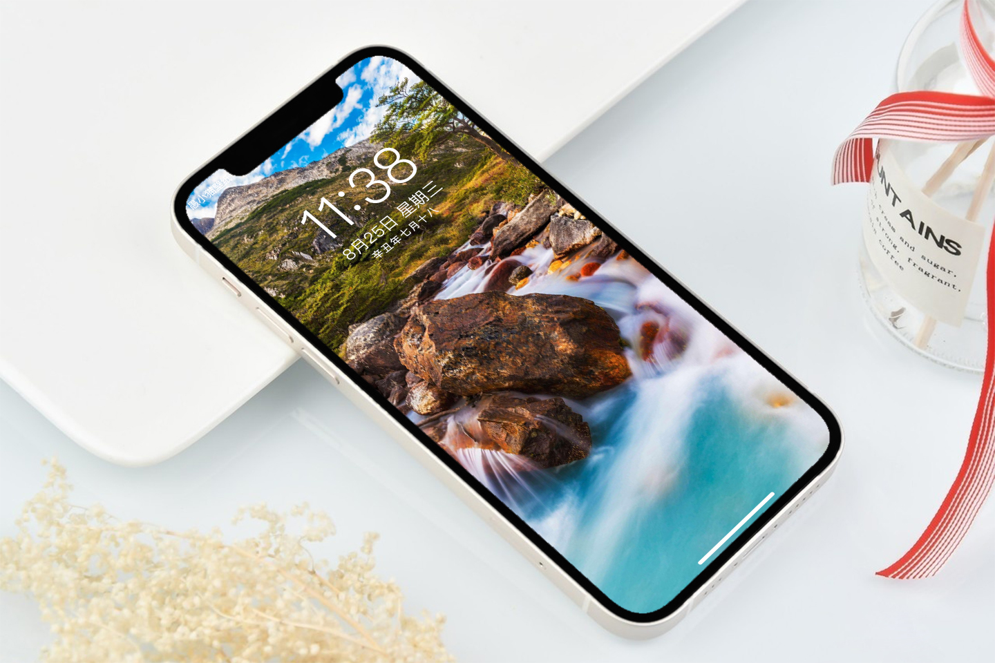 有山有水有阳光风景高清壁纸,格局大气高清风景壁纸