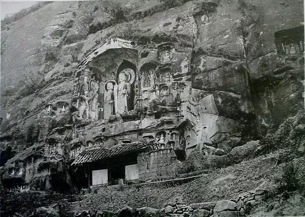 100年前中国风景建筑老照片,两亿多年前的景观