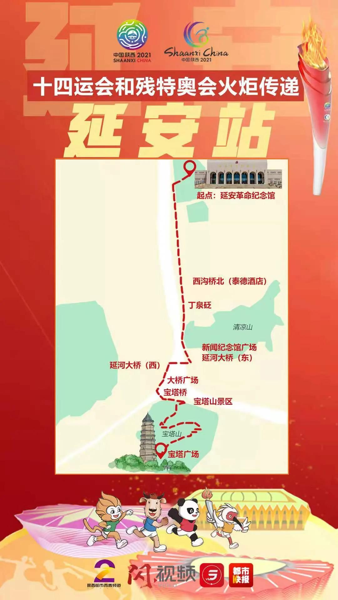 圣火传递薪火相传,圣火传递全过程延安