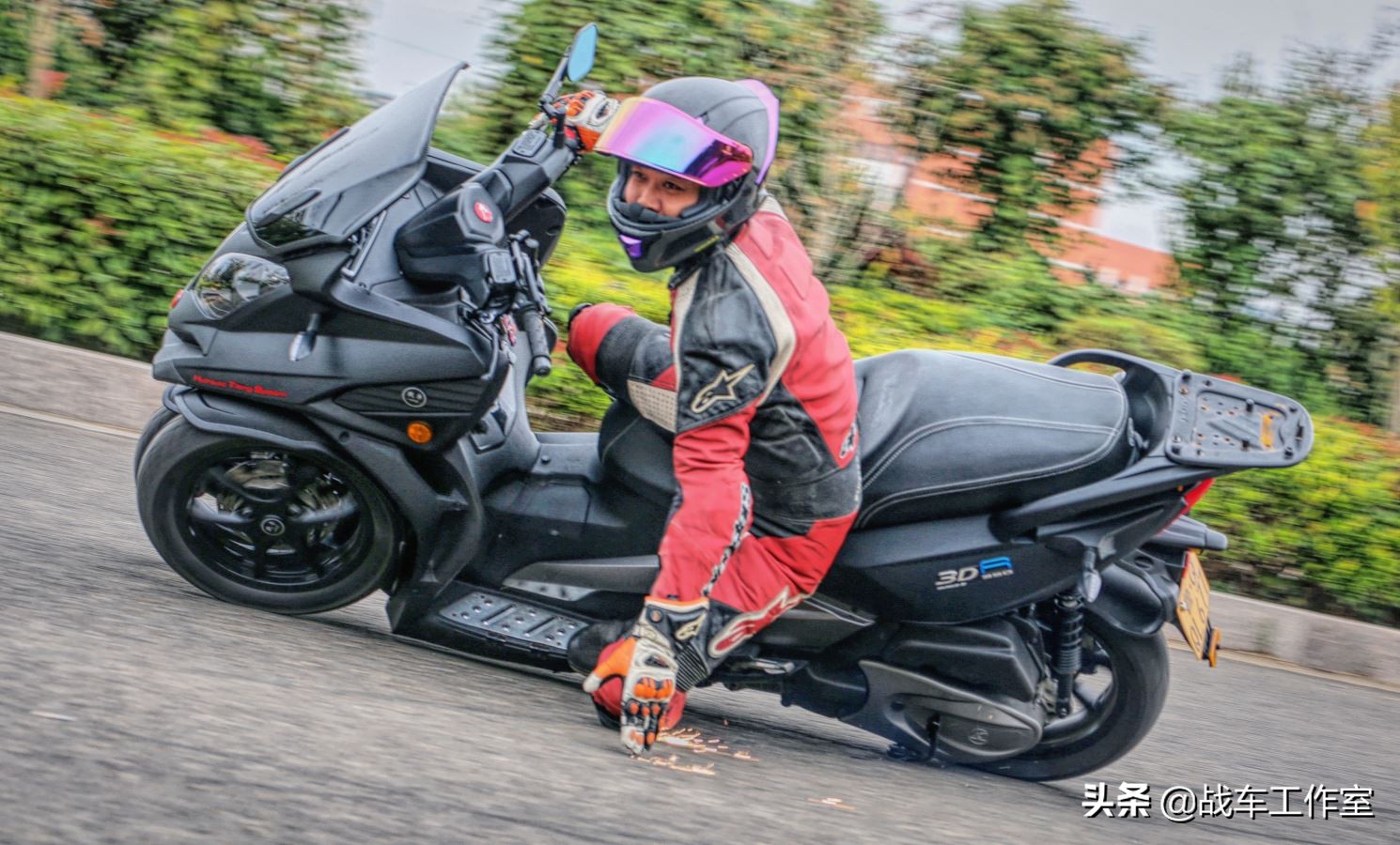 宏佳腾3d-350r用的什么发动机,宏佳腾350r倒三轮摩托车评测