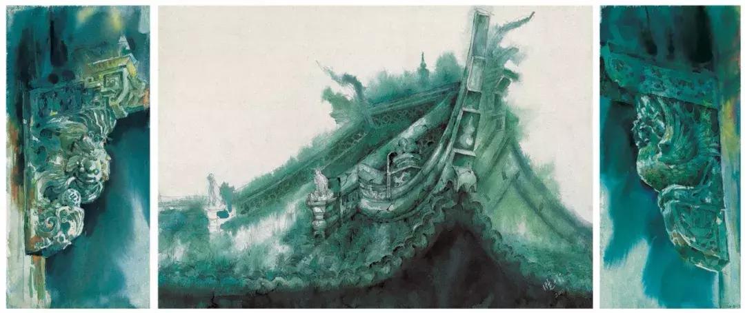 夏晓云水彩画图片,艺展中国油画作品欣赏