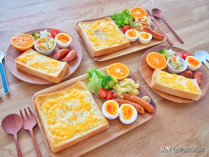 日本妈妈给孩子做早餐,日本早晨给孩子准备简单的早餐