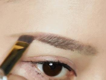 日常画眉妆教程,初学跟妆如何画眉毛