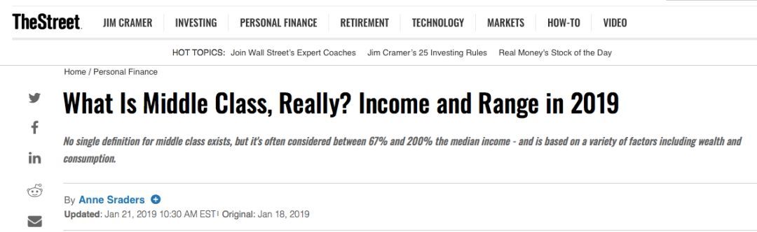 美国中产阶级的标准,2019美国中产标准
