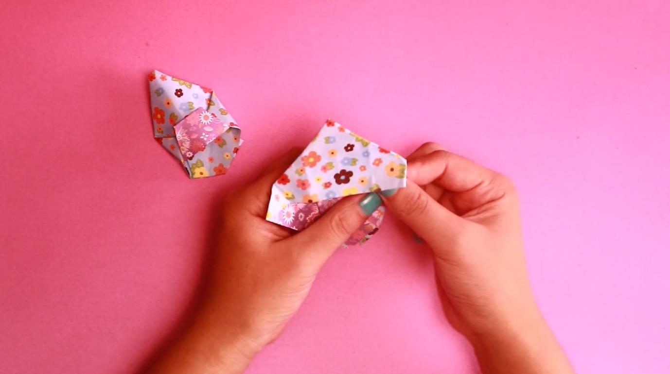 不用剪刀不用胶折纸做自行车,不用胶带不用胶水就能做出高跟鞋