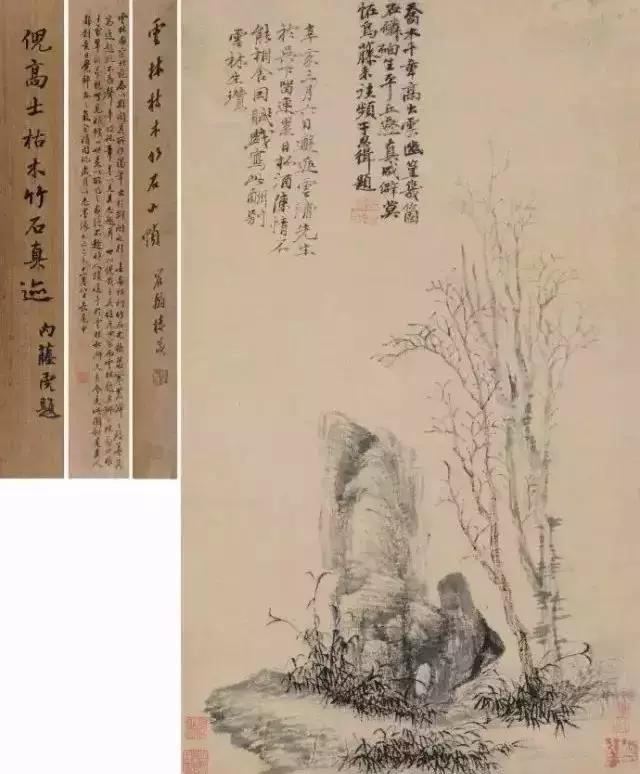历代中国画中的奇石,中国画奇石作品欣赏