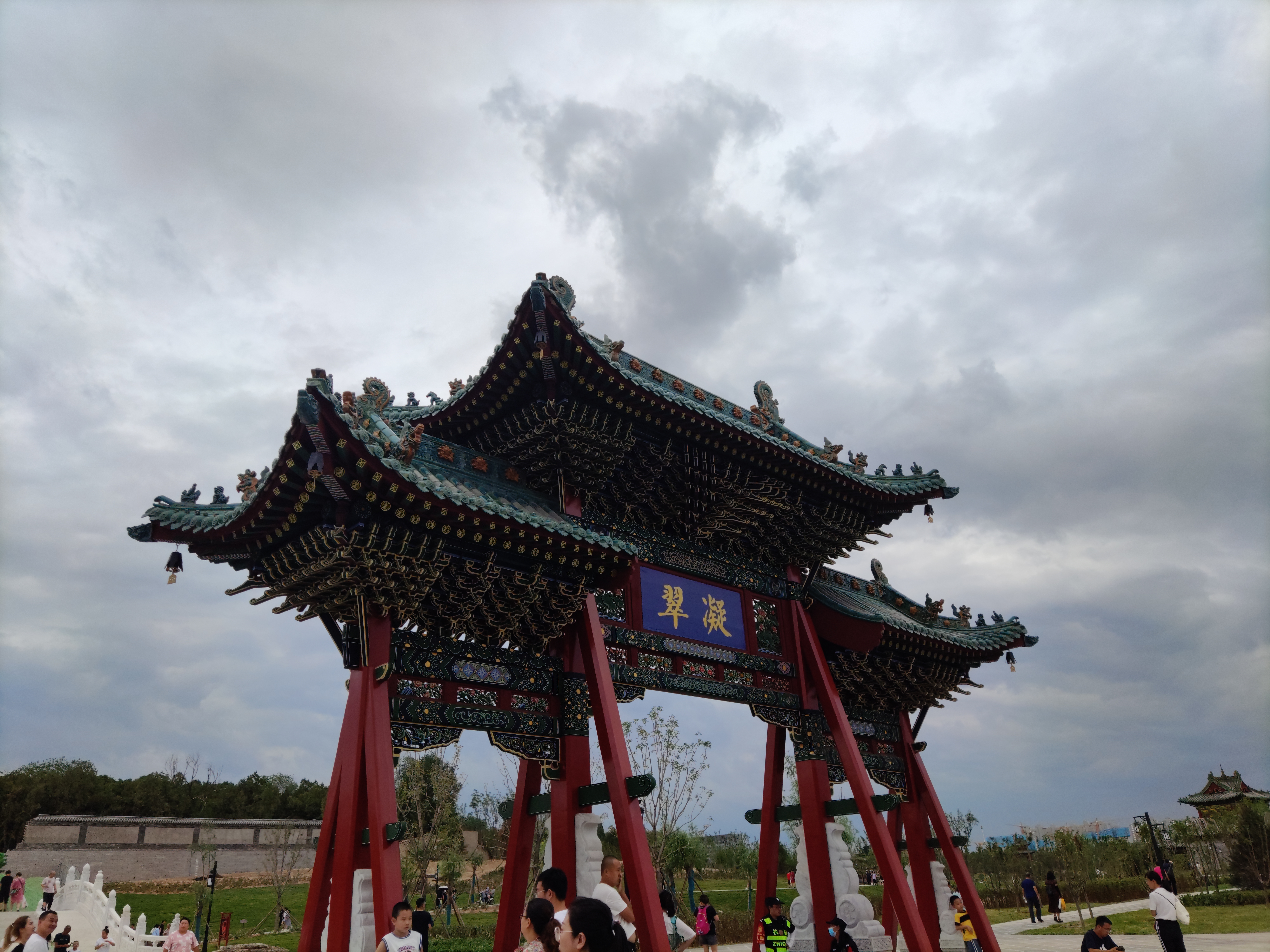 太原双塔公园游览图,太原双塔附近玩的地方