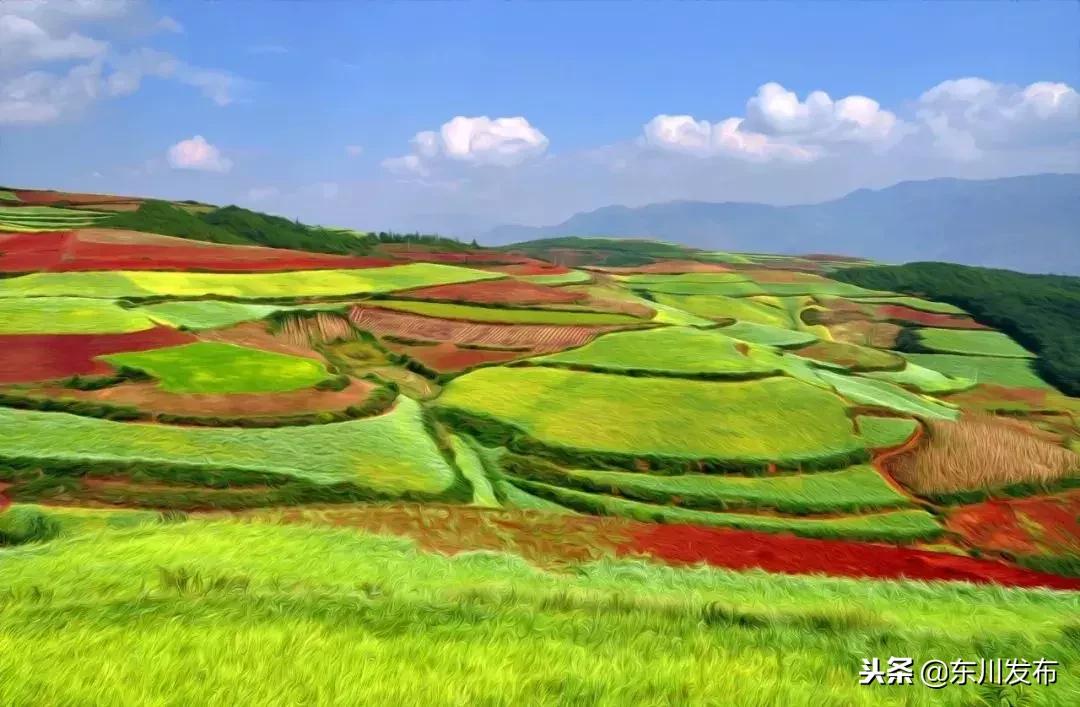 云南东川上帝打翻的调色板,东川红土地主要景点