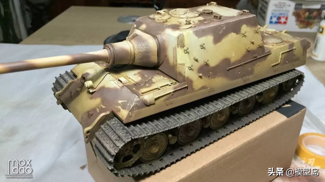 田宫必入的10款坦克模型免上色,田宫突击虎坦克模型