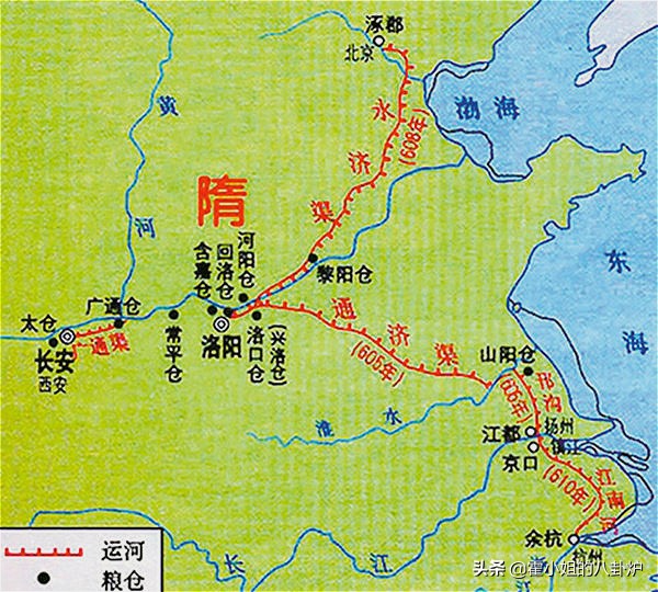 隋炀帝与秦始皇很有一比，原来两人都是短命帝国的“基建狂魔”