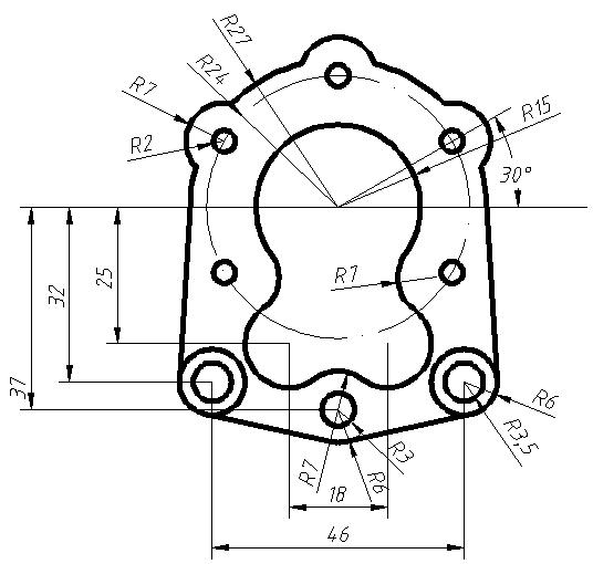 cad练习图纸45张教程初学者,cad图练习题300道