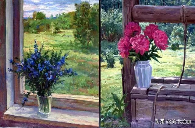 俄罗斯现代油画风景油画作品欣赏,可以让人美哭的风景