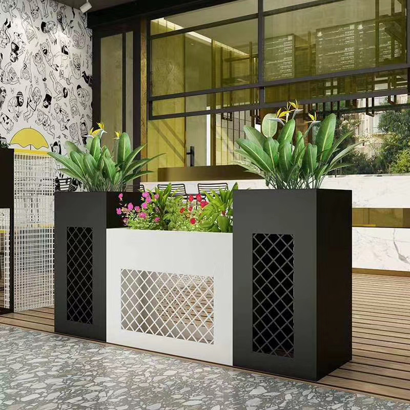 不锈钢花盆厂家定制江苏鑫宇,鑫宇不锈钢花箱效果图