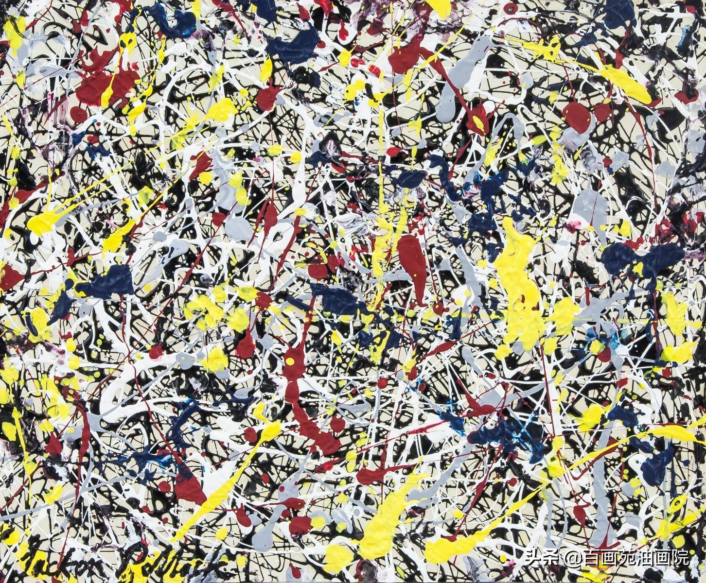 波洛克的画如何解读,波洛克绘画