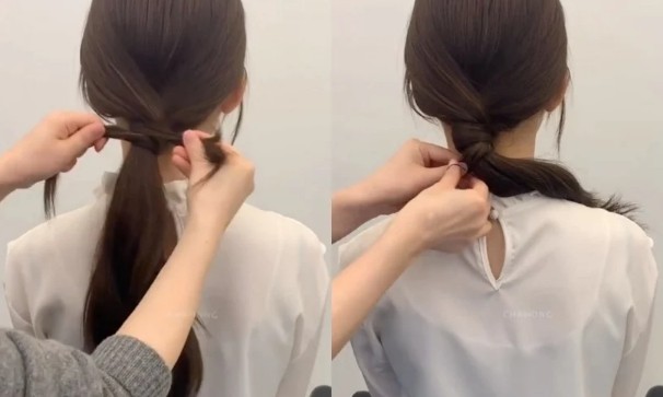 iu同款高马尾教程怎么扎,iu发型教程高马尾