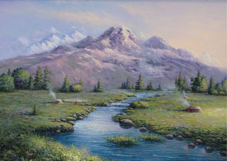 中国小幅油画作品大展作品集,三峡丹青油画作品