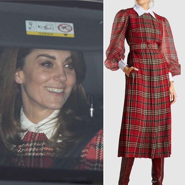 凯特王妃穿黄色连衣裙怀抱新生儿,凯特王妃穿裙套装