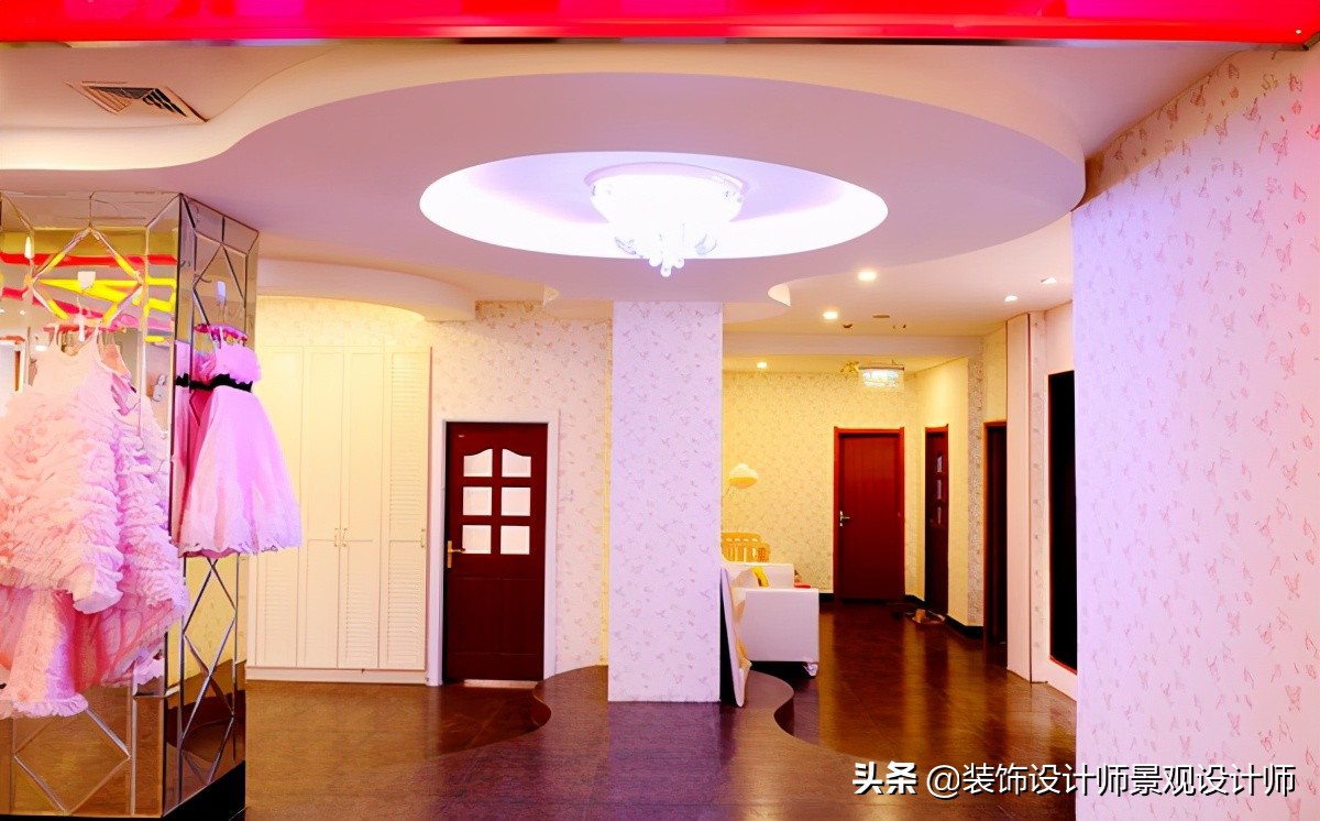 儿童影楼摄影实景布置,婚纱影楼设计功能分区