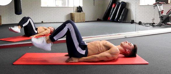 很多人在练腹的时候，腹部没有感觉，反而腰酸的不行！