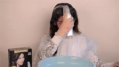 染发显白洋气发色在家可染,染发巨显白发色在家可染