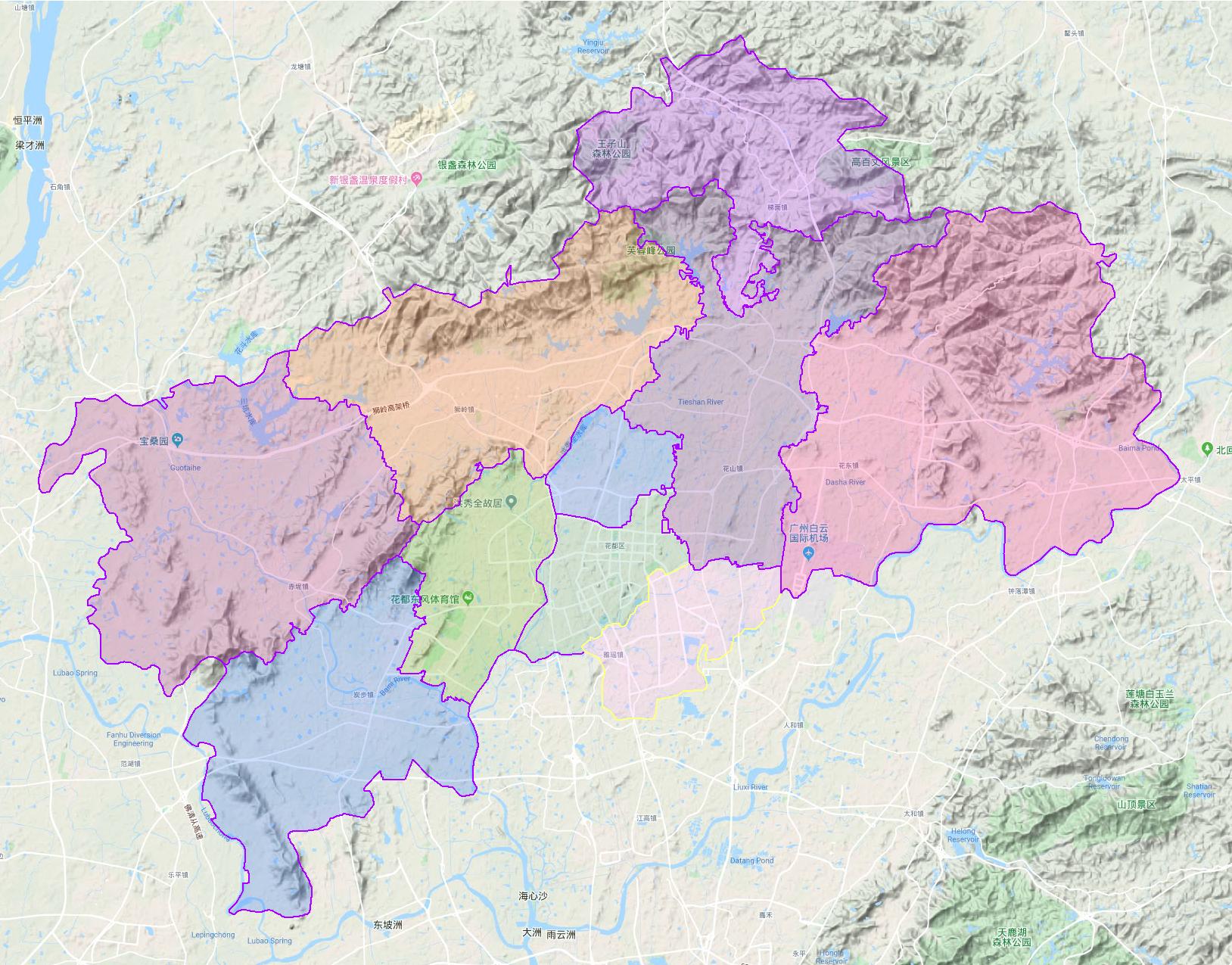 乡镇区域边界图,如何查看全国乡镇行政边界