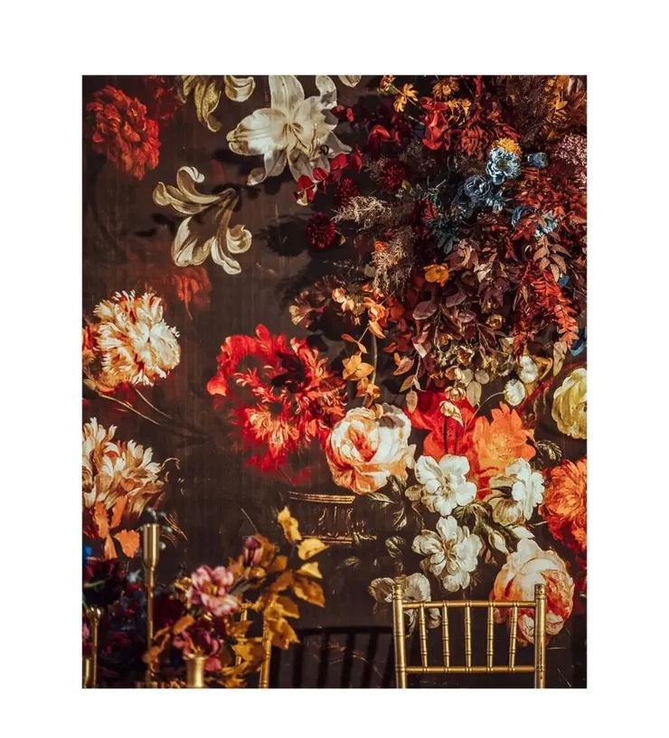 莫奈油画风复古婚礼,复古油画森系婚礼