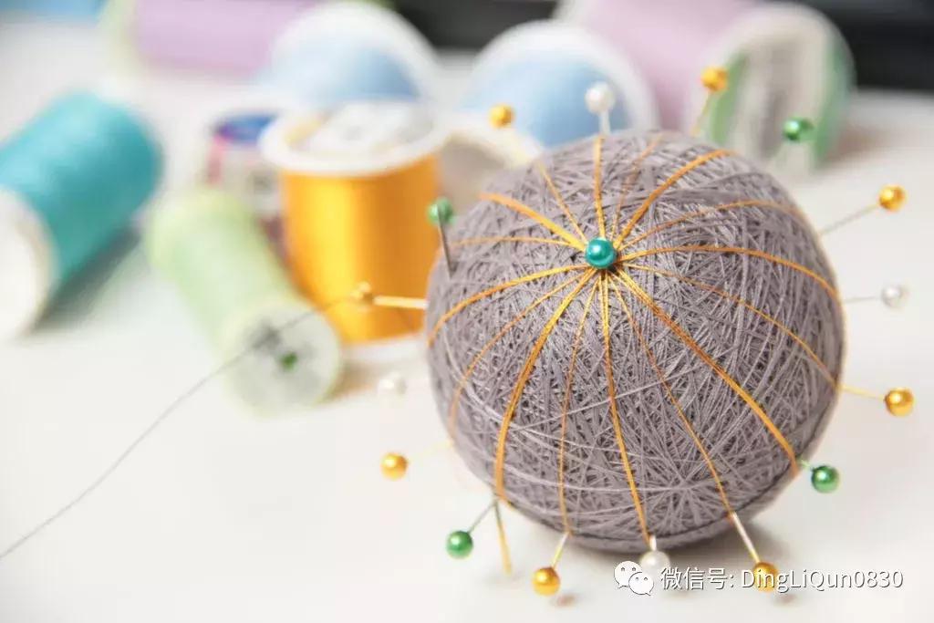 球刺绣教程,手鞠球刺绣