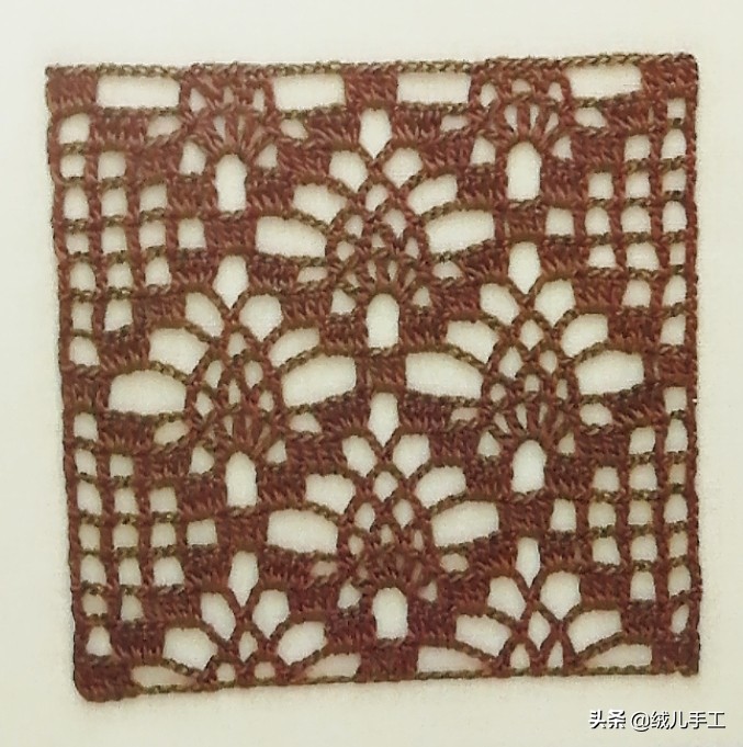 钩蕾丝向日葵杯垫教程,六边形串珠杯垫制作方法