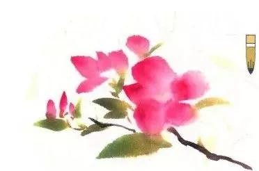 桃花的画法国画,小孩桃花画法国画