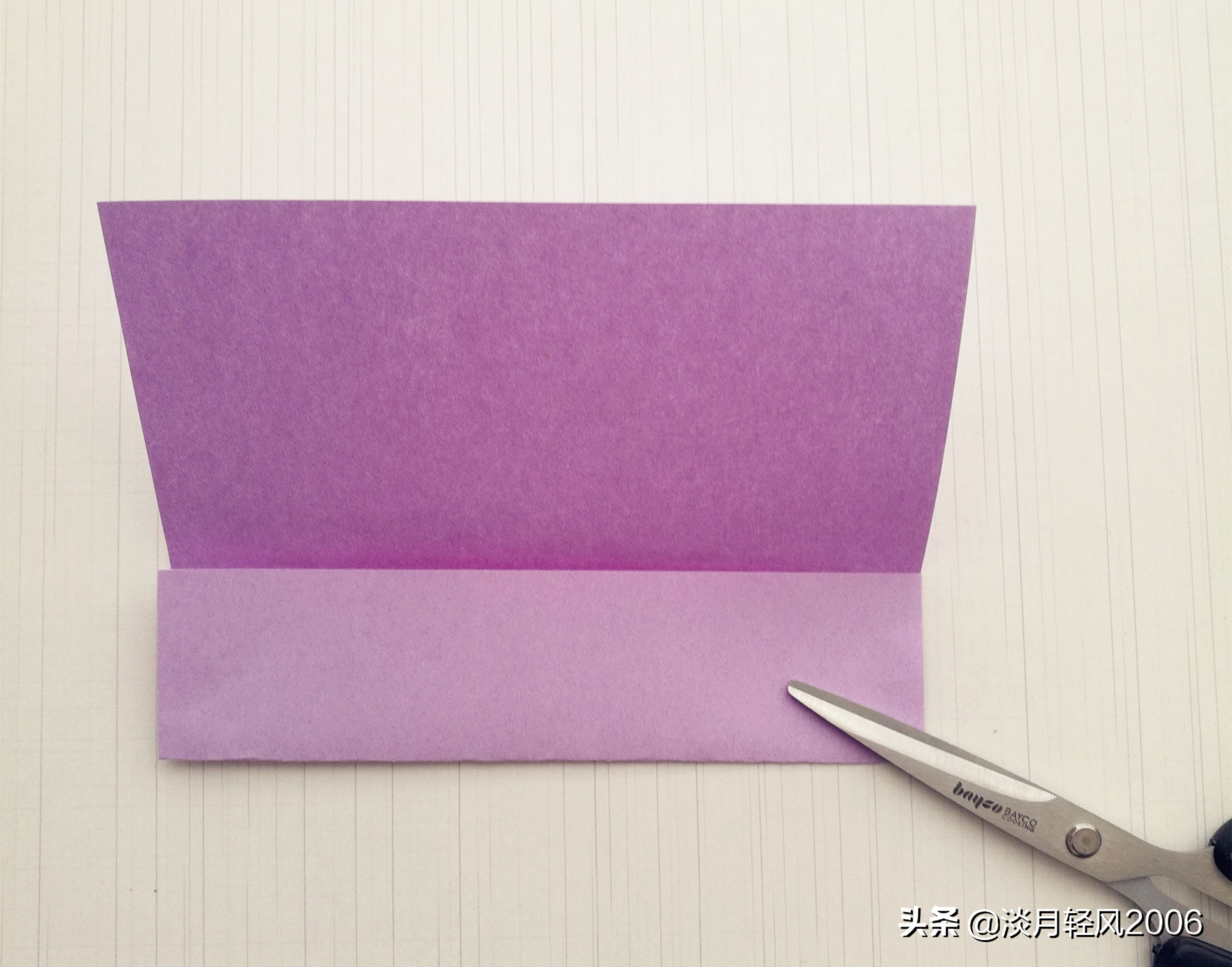 最简单的小花篮折纸,手工折纸小花篮怎么折