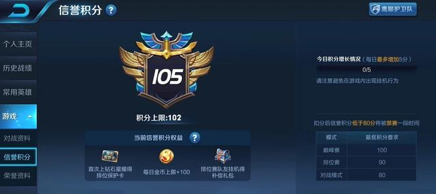 王者荣耀信誉积分75分如何恢复,王者荣耀信誉积分76分怎么恢复