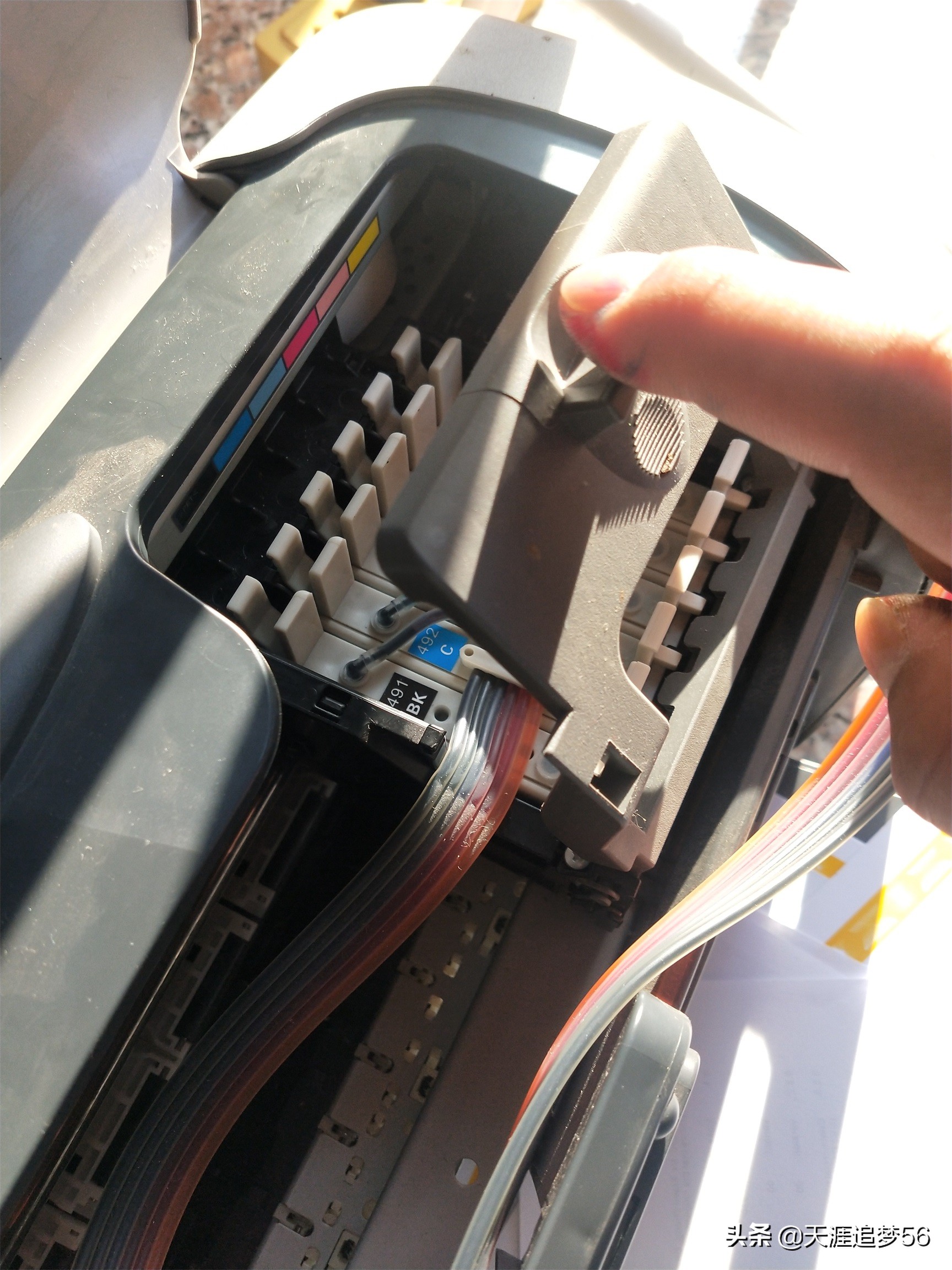 爱普生l1300喷头拆卸方法,爱普生620f打印机怎么拆卸喷头