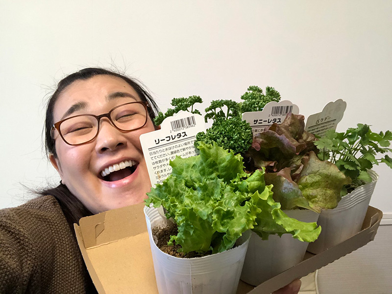 性感萝卜?花团子的阳台菜园|日本搞笑艺人白鸟久美子的手工生活