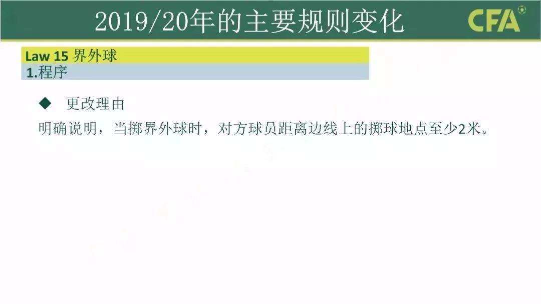 足球人墙新规,足球新规