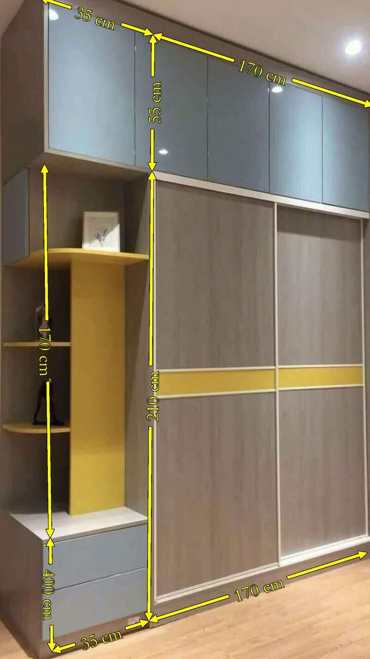 推拉门衣柜卧室家用简易收纳,收纳衣柜40厘米宽推拉门