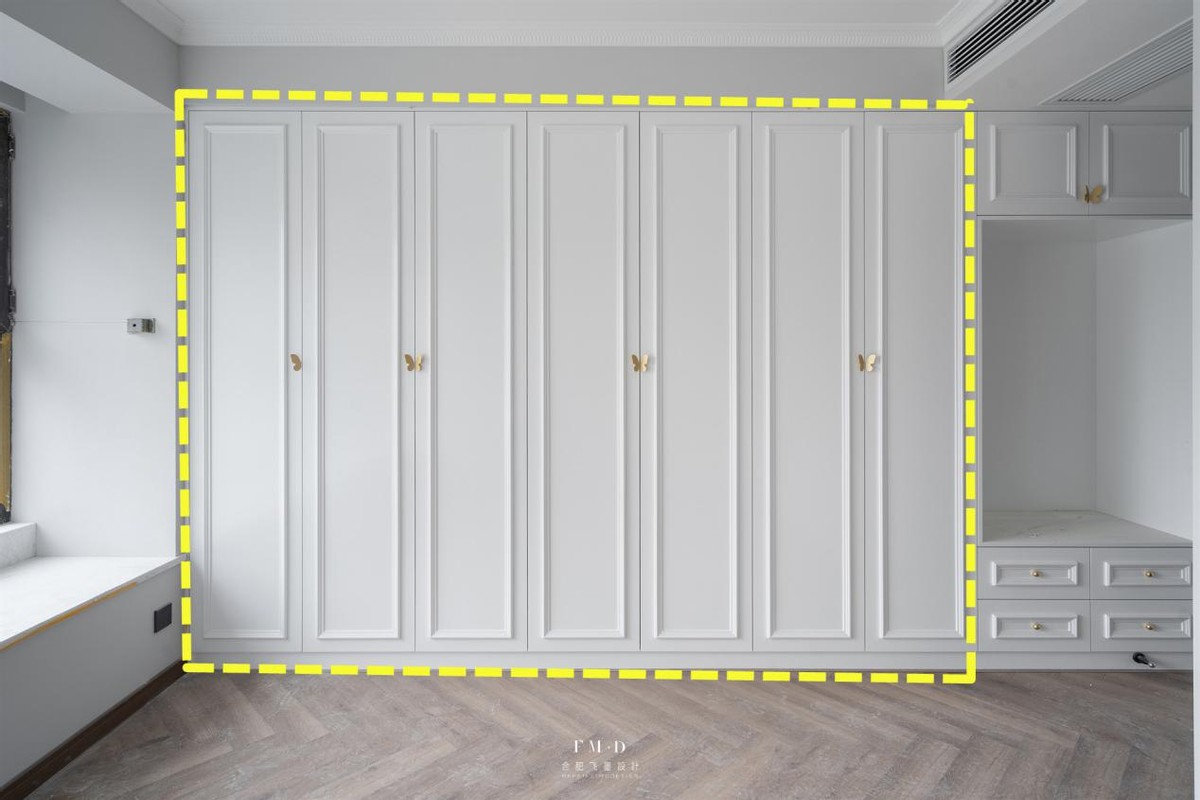 21平米主卧加主卫布局,主卧主卫背靠背衣柜效果图