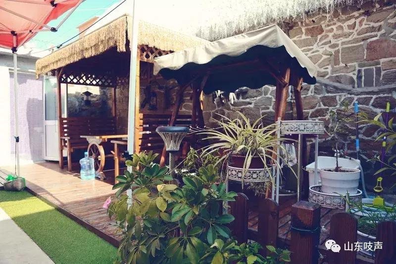 东楮岛海草房全景,东楮岛渔村海草房介绍